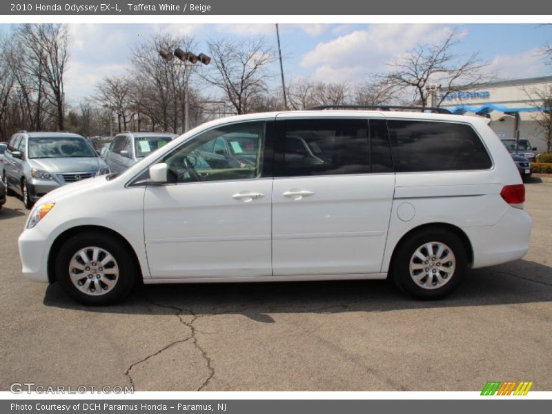 Taffeta White / Beige 2010 Honda Odyssey EX-L