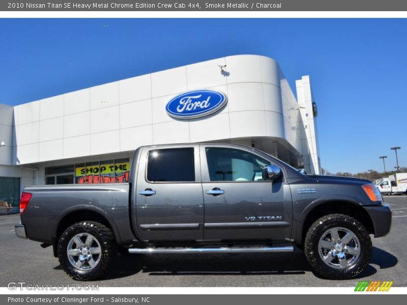  2010 Titan SE Heavy Metal Chrome Edition Crew Cab 4x4 Smoke Metallic