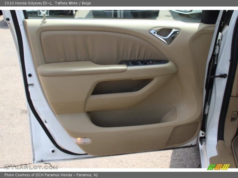 Taffeta White / Beige 2010 Honda Odyssey EX-L