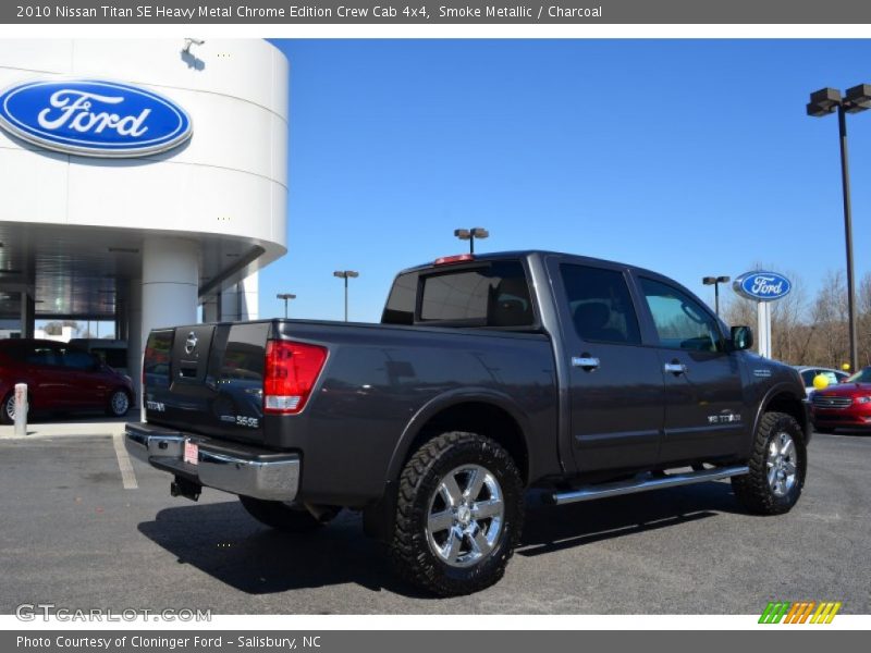 Smoke Metallic / Charcoal 2010 Nissan Titan SE Heavy Metal Chrome Edition Crew Cab 4x4