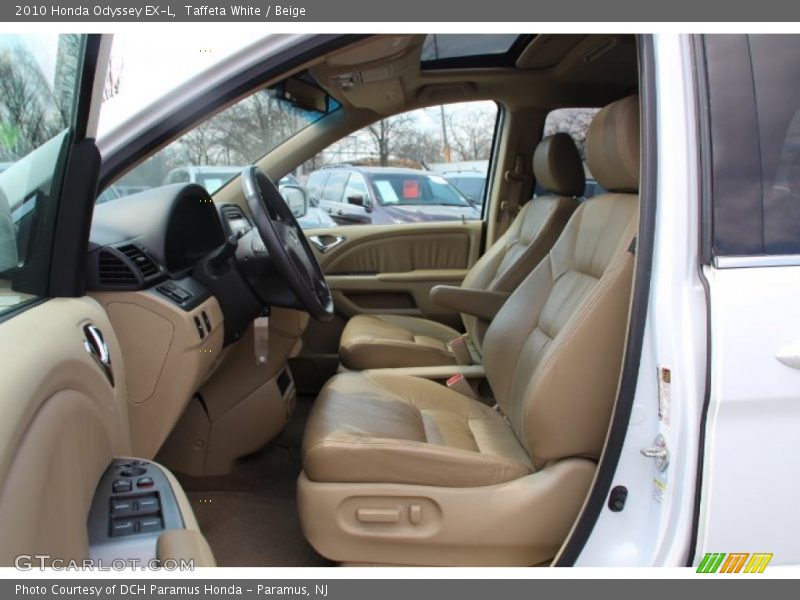 Taffeta White / Beige 2010 Honda Odyssey EX-L