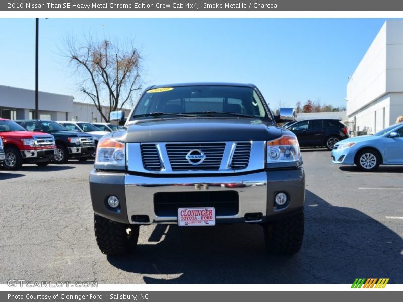 Smoke Metallic / Charcoal 2010 Nissan Titan SE Heavy Metal Chrome Edition Crew Cab 4x4