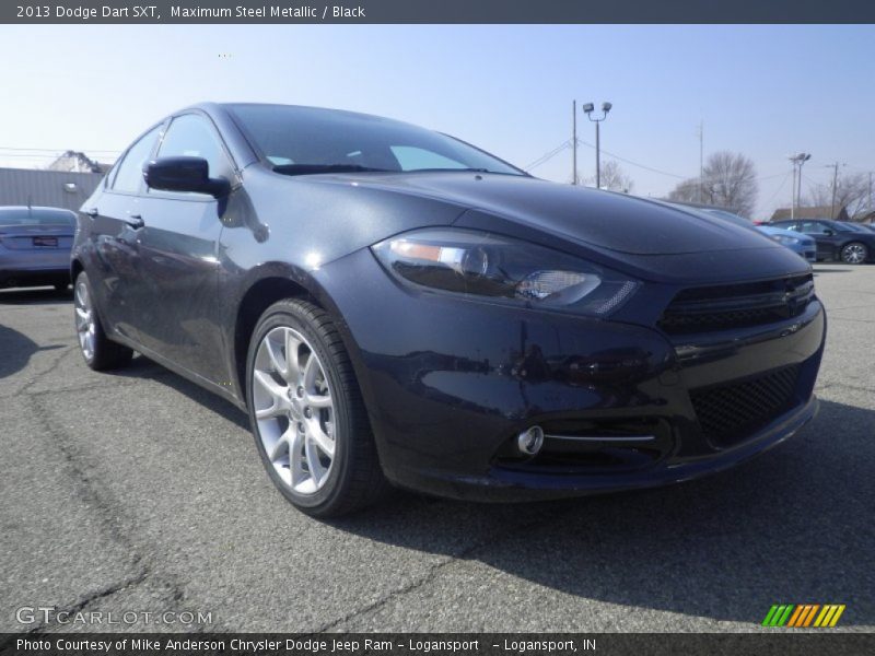 Maximum Steel Metallic / Black 2013 Dodge Dart SXT