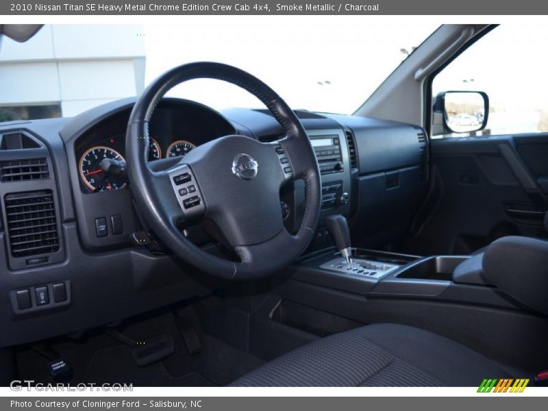 Dashboard of 2010 Titan SE Heavy Metal Chrome Edition Crew Cab 4x4
