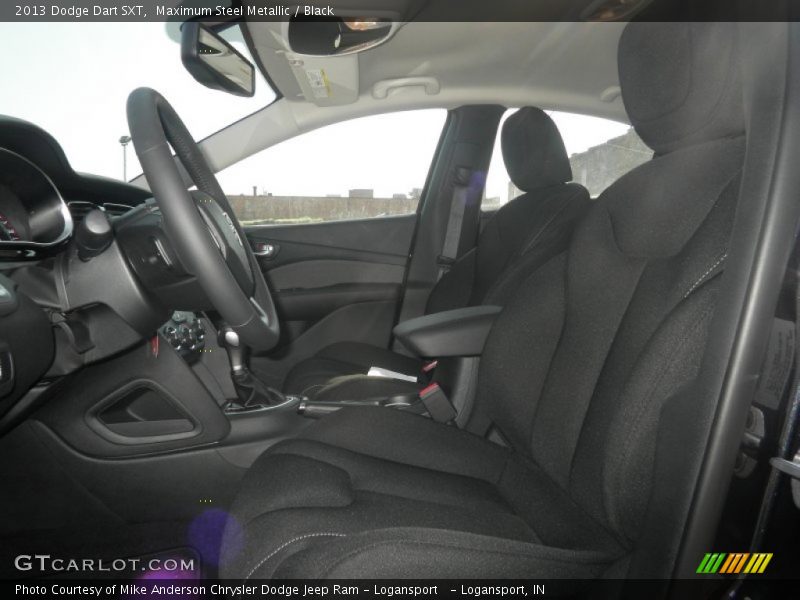 Maximum Steel Metallic / Black 2013 Dodge Dart SXT