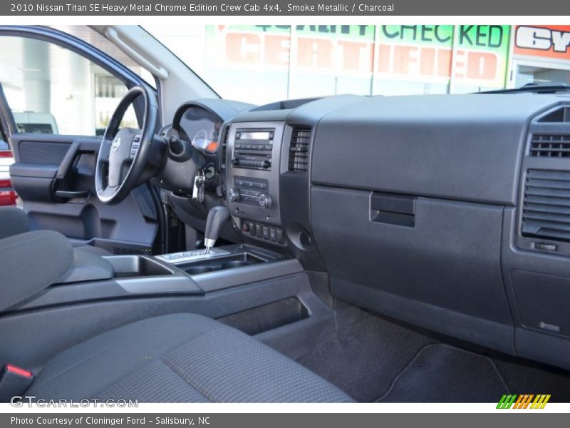 Dashboard of 2010 Titan SE Heavy Metal Chrome Edition Crew Cab 4x4