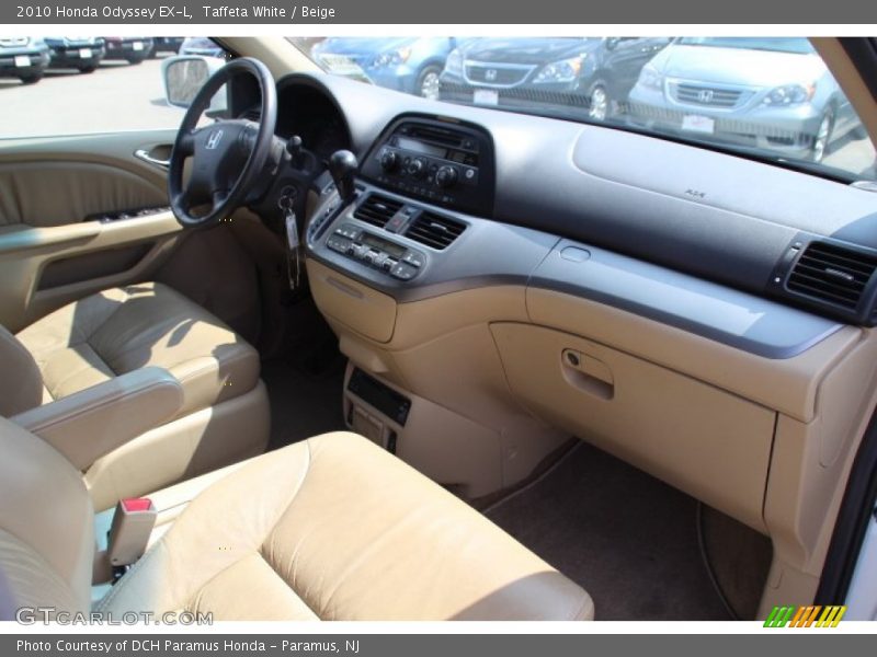 Taffeta White / Beige 2010 Honda Odyssey EX-L