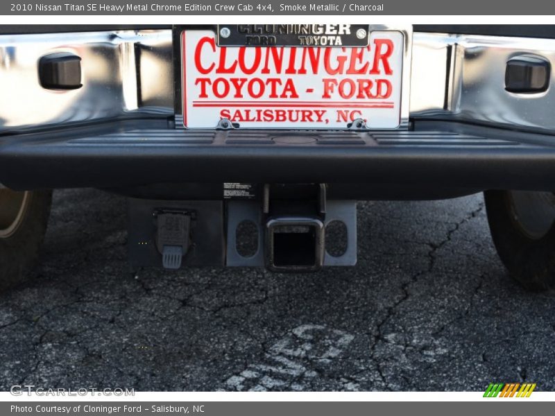 Smoke Metallic / Charcoal 2010 Nissan Titan SE Heavy Metal Chrome Edition Crew Cab 4x4