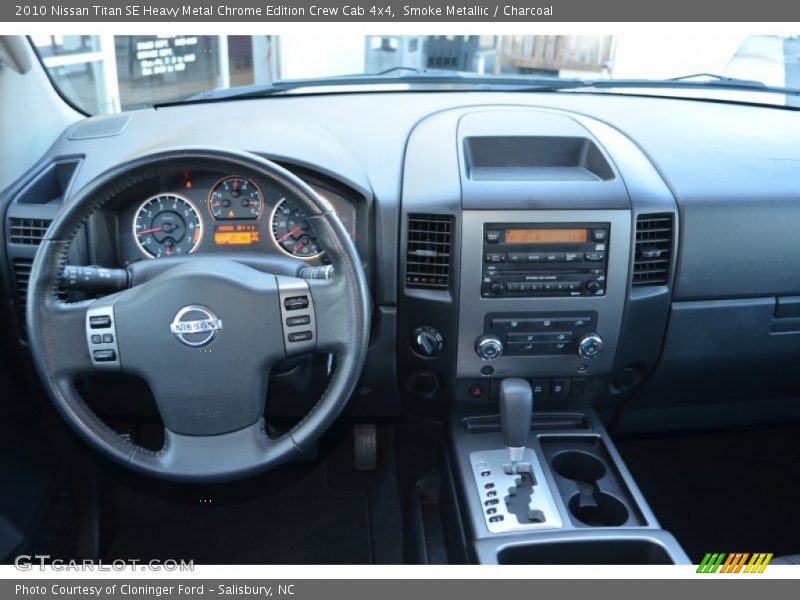 Dashboard of 2010 Titan SE Heavy Metal Chrome Edition Crew Cab 4x4