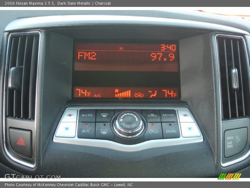 Dark Slate Metallic / Charcoal 2009 Nissan Maxima 3.5 S
