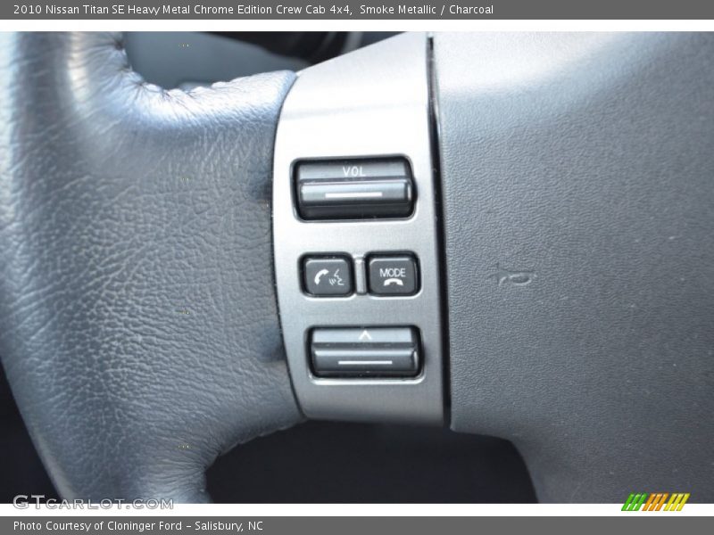 Controls of 2010 Titan SE Heavy Metal Chrome Edition Crew Cab 4x4