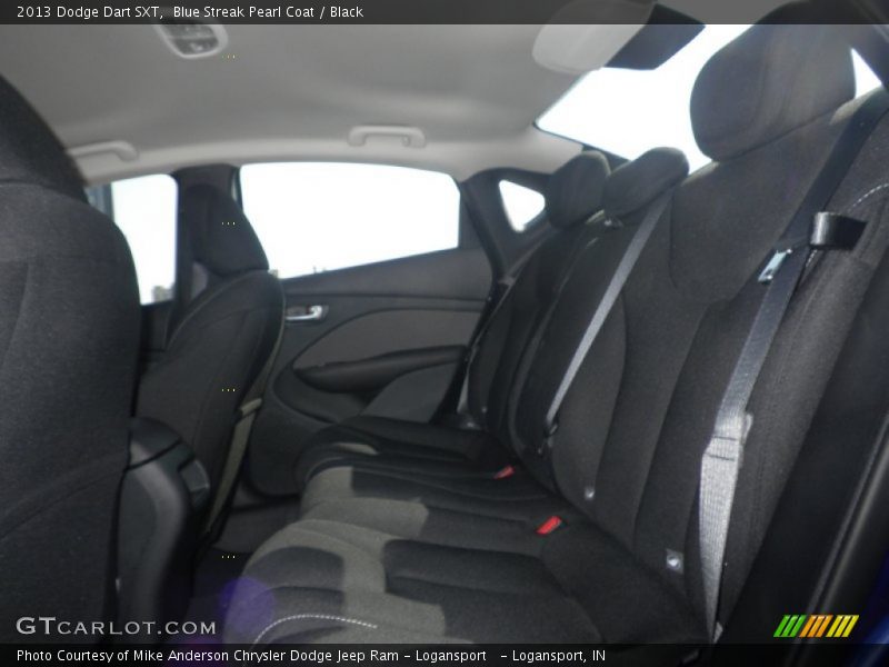 Blue Streak Pearl Coat / Black 2013 Dodge Dart SXT
