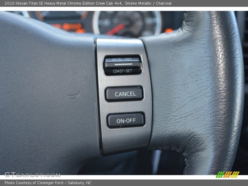 Controls of 2010 Titan SE Heavy Metal Chrome Edition Crew Cab 4x4