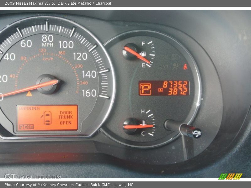 Dark Slate Metallic / Charcoal 2009 Nissan Maxima 3.5 S
