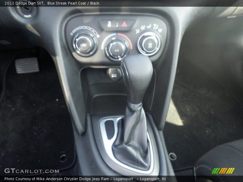 Blue Streak Pearl Coat / Black 2013 Dodge Dart SXT