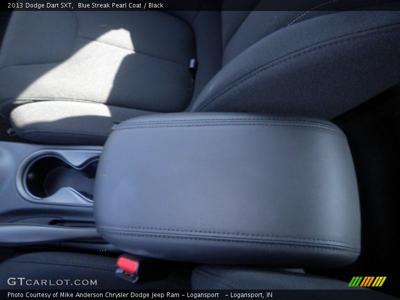 Blue Streak Pearl Coat / Black 2013 Dodge Dart SXT