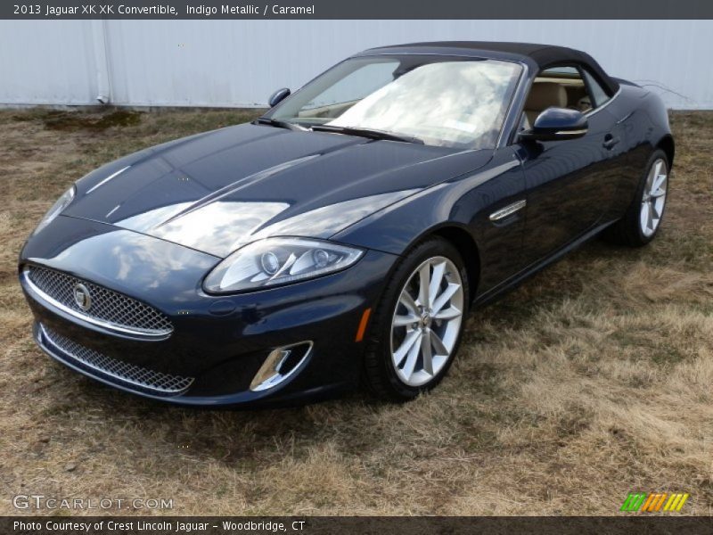 Indigo Metallic / Caramel 2013 Jaguar XK XK Convertible