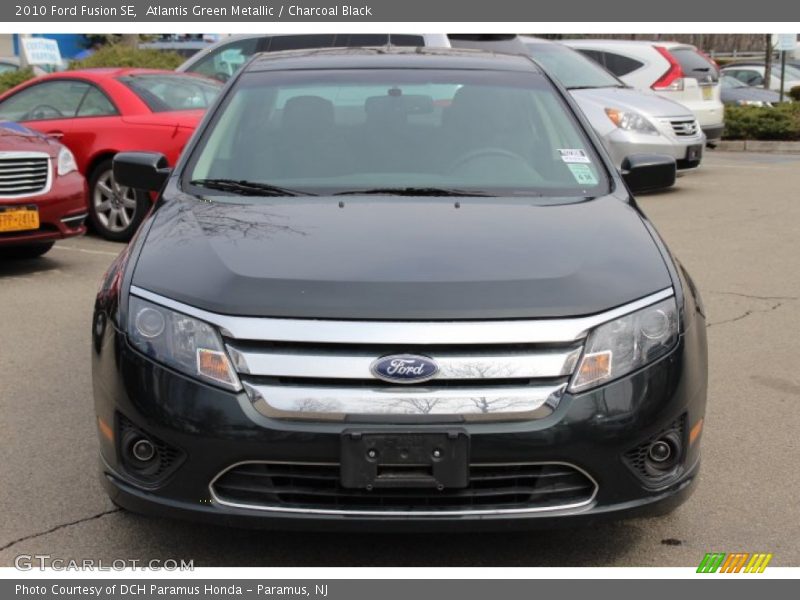Atlantis Green Metallic / Charcoal Black 2010 Ford Fusion SE