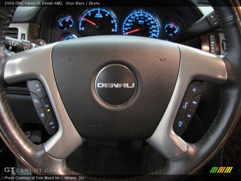 Onyx Black / Ebony 2009 GMC Yukon XL Denali AWD