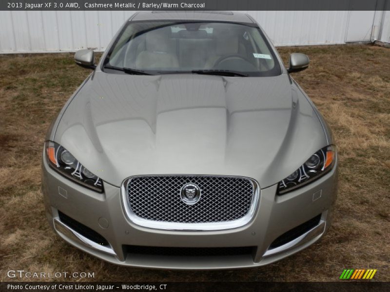 Cashmere Metallic / Barley/Warm Charcoal 2013 Jaguar XF 3.0 AWD