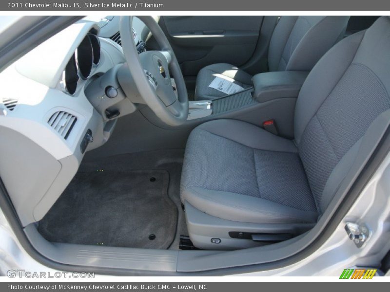 Silver Ice Metallic / Titanium 2011 Chevrolet Malibu LS