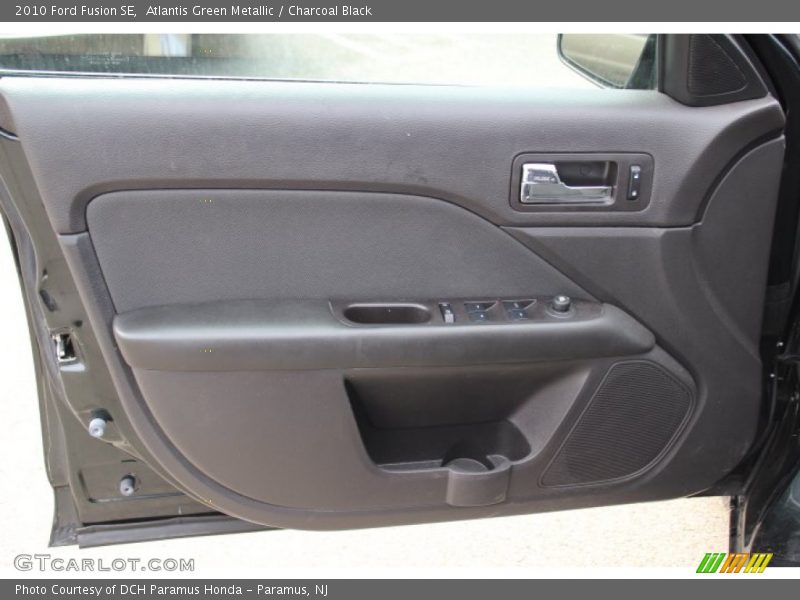 Atlantis Green Metallic / Charcoal Black 2010 Ford Fusion SE