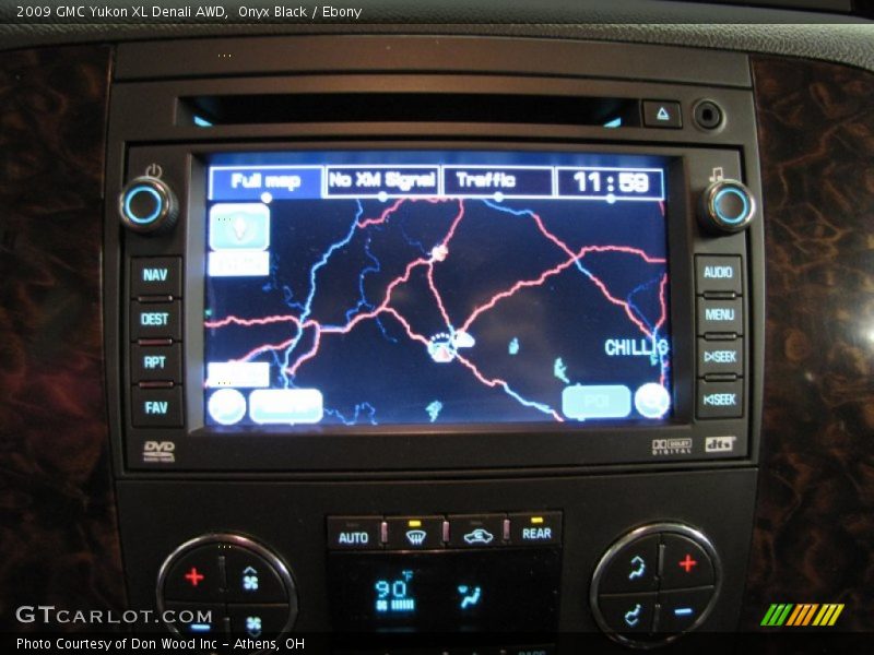 Onyx Black / Ebony 2009 GMC Yukon XL Denali AWD