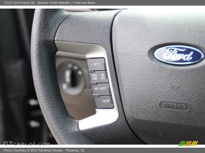 Atlantis Green Metallic / Charcoal Black 2010 Ford Fusion SE