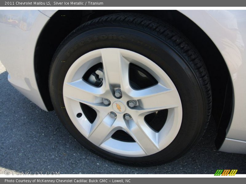 Silver Ice Metallic / Titanium 2011 Chevrolet Malibu LS
