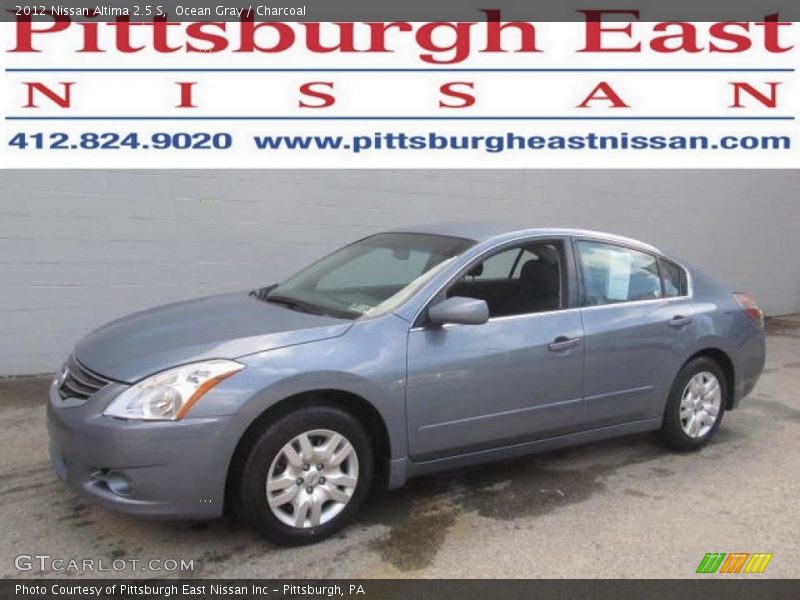 Ocean Gray / Charcoal 2012 Nissan Altima 2.5 S