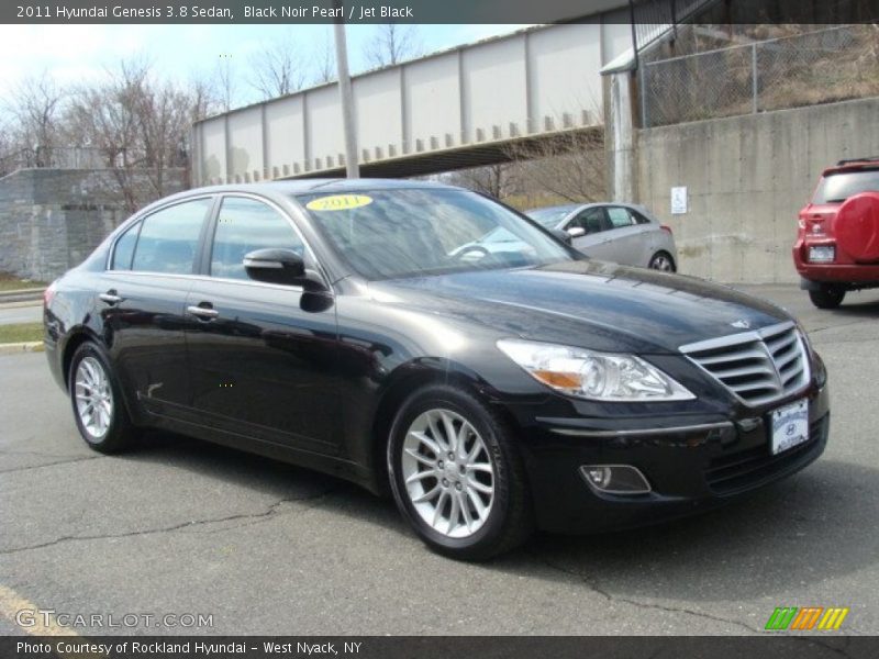 Black Noir Pearl / Jet Black 2011 Hyundai Genesis 3.8 Sedan