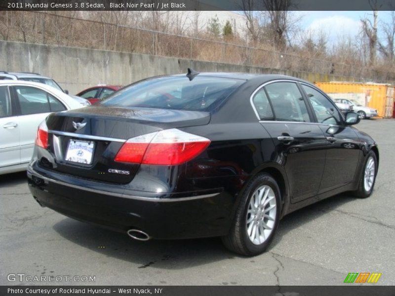 Black Noir Pearl / Jet Black 2011 Hyundai Genesis 3.8 Sedan