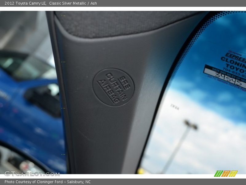 Classic Silver Metallic / Ash 2012 Toyota Camry LE