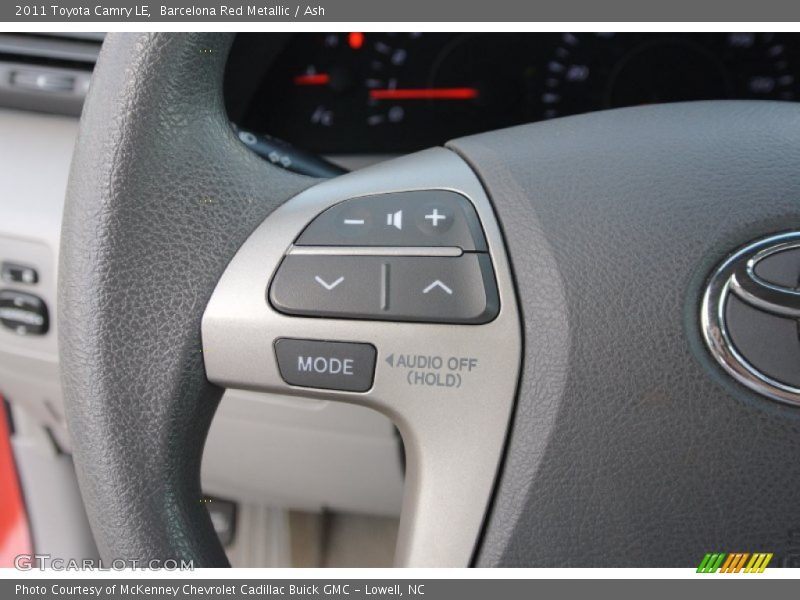 Barcelona Red Metallic / Ash 2011 Toyota Camry LE