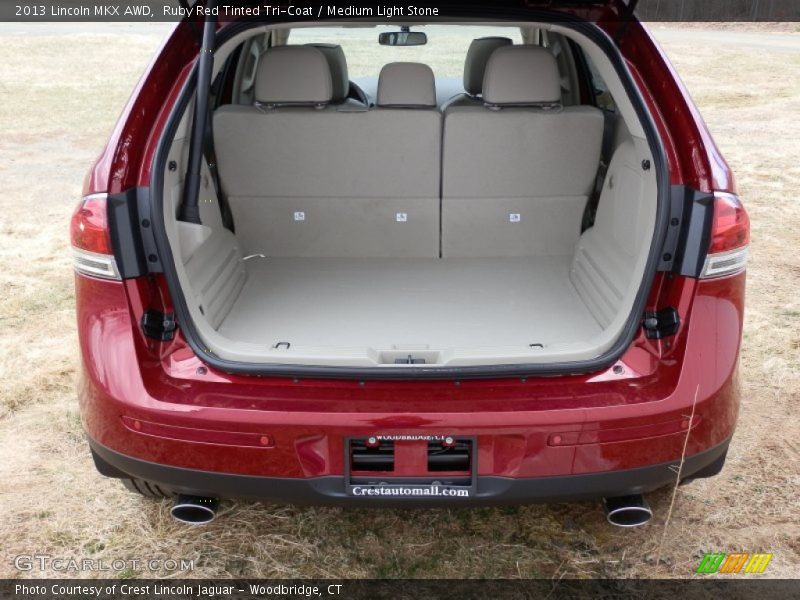 Ruby Red Tinted Tri-Coat / Medium Light Stone 2013 Lincoln MKX AWD