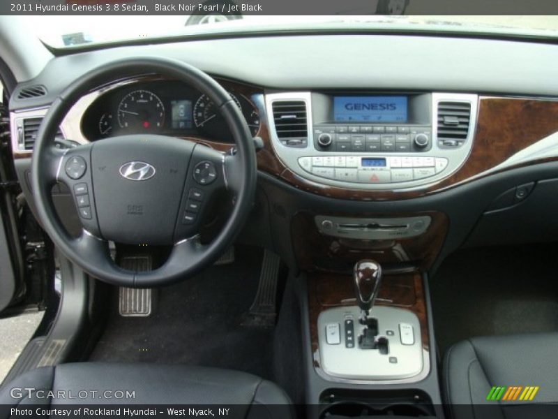 Black Noir Pearl / Jet Black 2011 Hyundai Genesis 3.8 Sedan