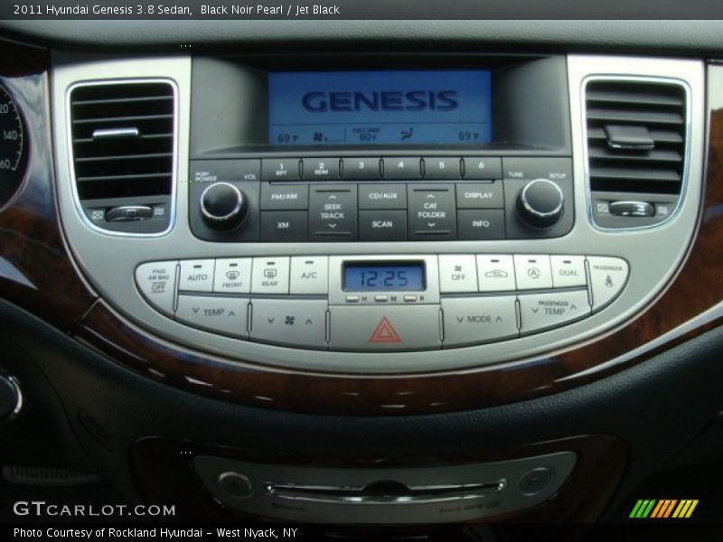 Black Noir Pearl / Jet Black 2011 Hyundai Genesis 3.8 Sedan