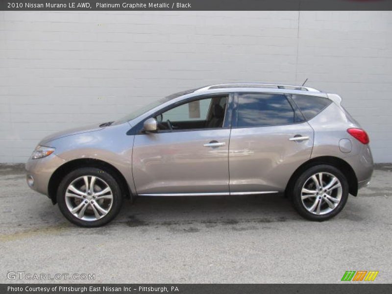Platinum Graphite Metallic / Black 2010 Nissan Murano LE AWD