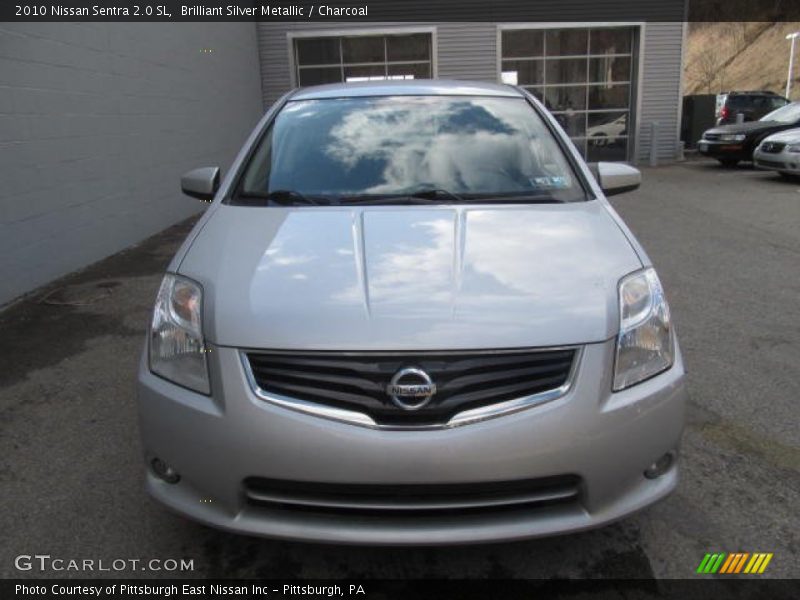 Brilliant Silver Metallic / Charcoal 2010 Nissan Sentra 2.0 SL