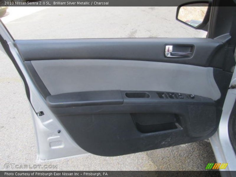 Brilliant Silver Metallic / Charcoal 2010 Nissan Sentra 2.0 SL