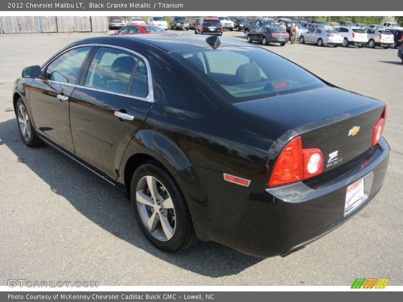 Black Granite Metallic / Titanium 2012 Chevrolet Malibu LT