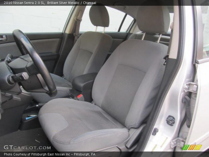 Brilliant Silver Metallic / Charcoal 2010 Nissan Sentra 2.0 SL