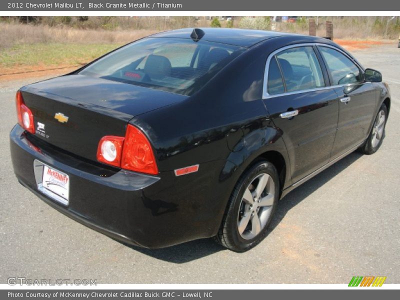 Black Granite Metallic / Titanium 2012 Chevrolet Malibu LT
