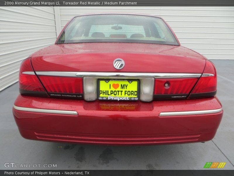 Toreador Red Metallic / Medium Parchment 2000 Mercury Grand Marquis LS