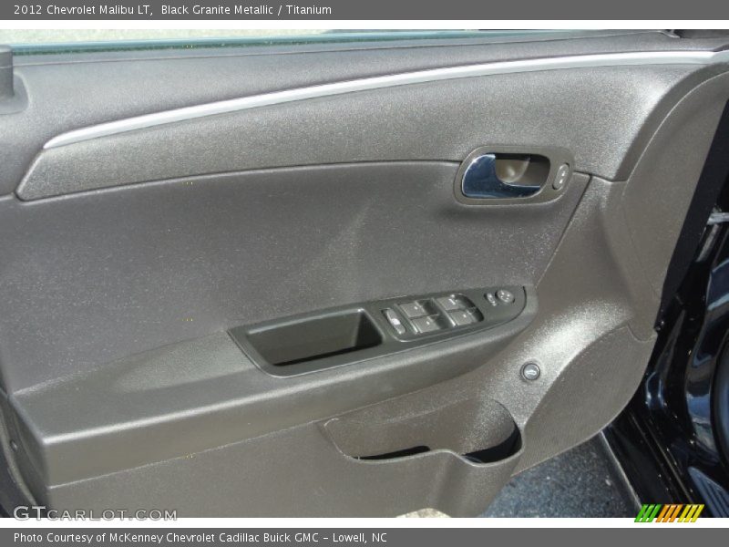 Black Granite Metallic / Titanium 2012 Chevrolet Malibu LT