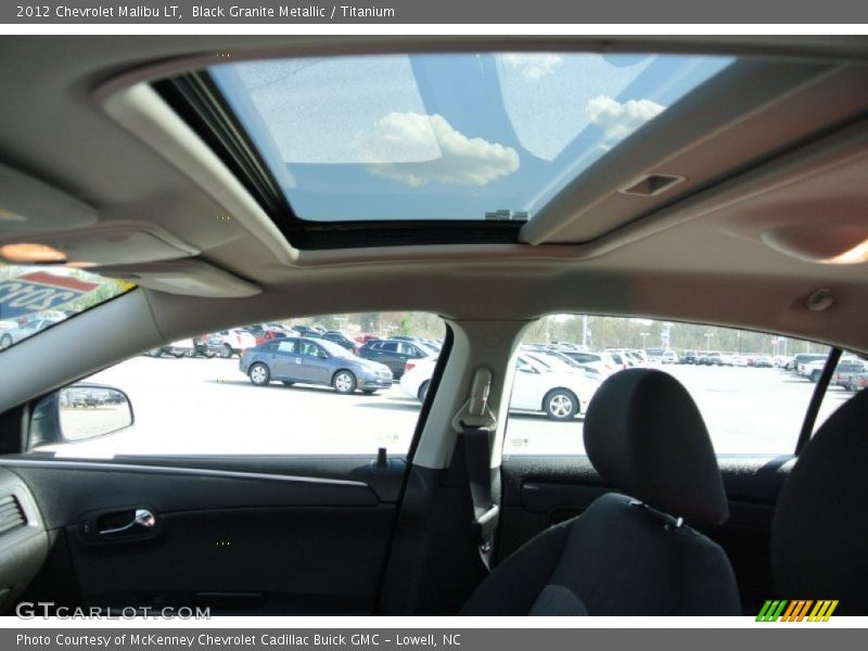 Black Granite Metallic / Titanium 2012 Chevrolet Malibu LT
