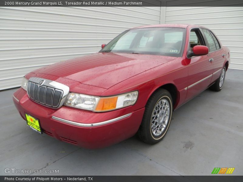 Toreador Red Metallic / Medium Parchment 2000 Mercury Grand Marquis LS