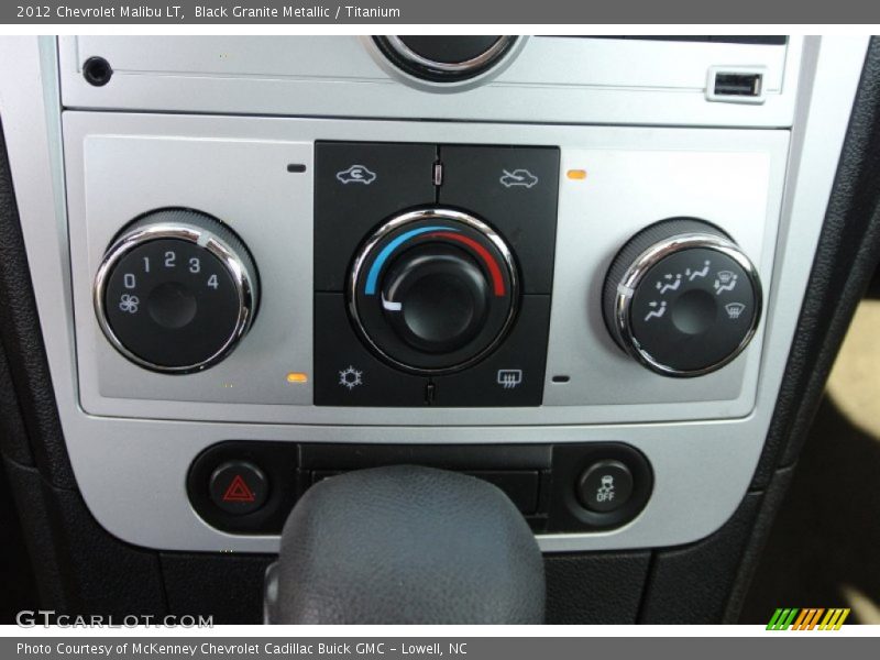 Black Granite Metallic / Titanium 2012 Chevrolet Malibu LT