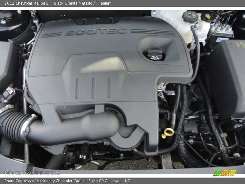 Black Granite Metallic / Titanium 2012 Chevrolet Malibu LT