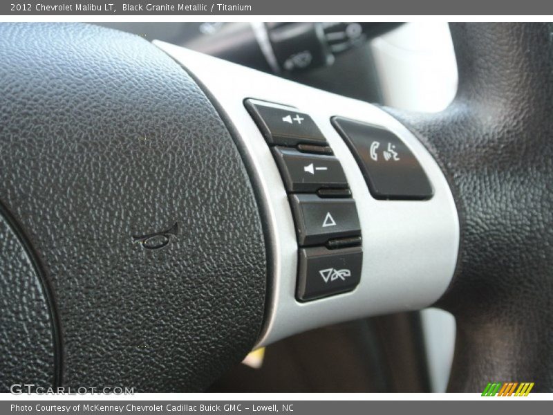 Black Granite Metallic / Titanium 2012 Chevrolet Malibu LT